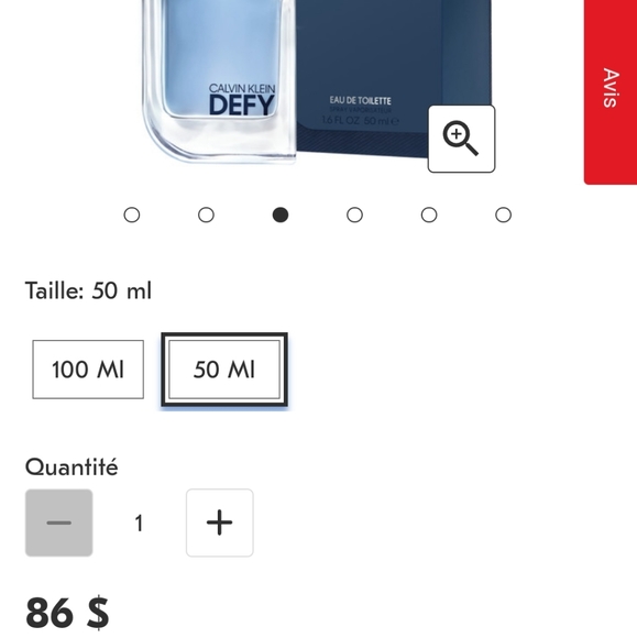 Calvin klein DEFIT eau de toilette - Picture 4 of 5